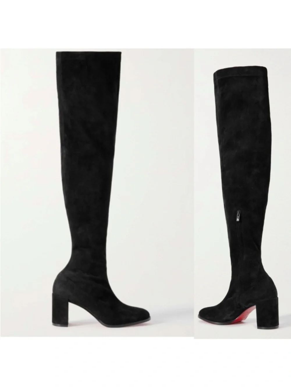 Christian Louboutin Stretchadoxa 70mm suede over the knee boots RETAIL 2,995